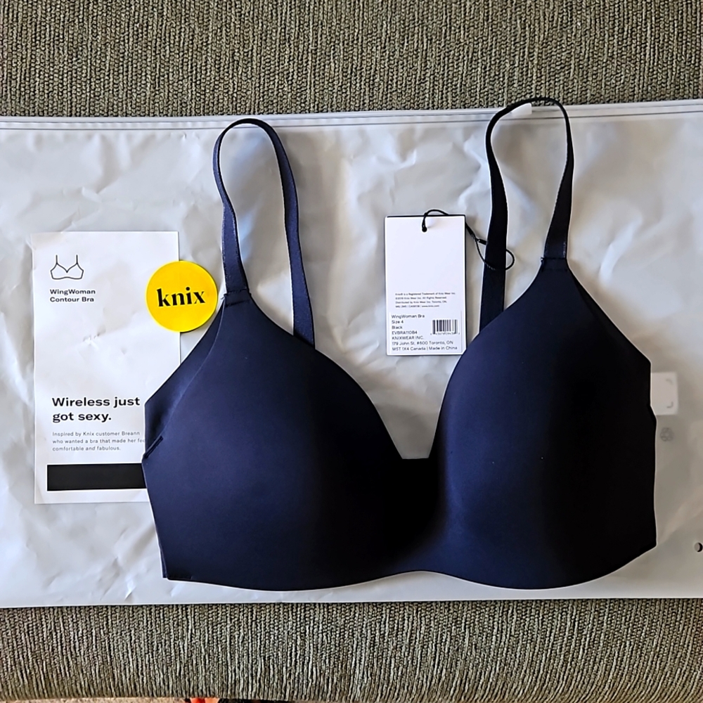 Knix Wingwoman Contour Bra Black